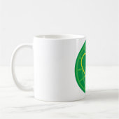Frieden u. Liebe um die Welt Kaffeetasse (Links)