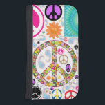Frieden u. Paisley-Collage Geldbeutel Hülle Für Das Samsung Galaxy S4<br><div class="desc">Ich bin ein alter Hippie und eine Verlegenheit zu meinen Enkelkindern… eine Tatsache,  die mir großes Freuden gibt. Friedenssymbole u. Paisley machen mich glücklich.</div>