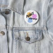 Frieden u. starker Knopf Button (Beispiel)