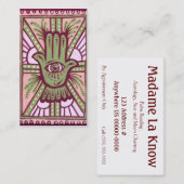 Frieden u. Zufriedenheit Visitenkarte (Vorne/Hinten)