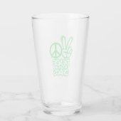 Frieden über dem Chaos Glas (Rückseite)