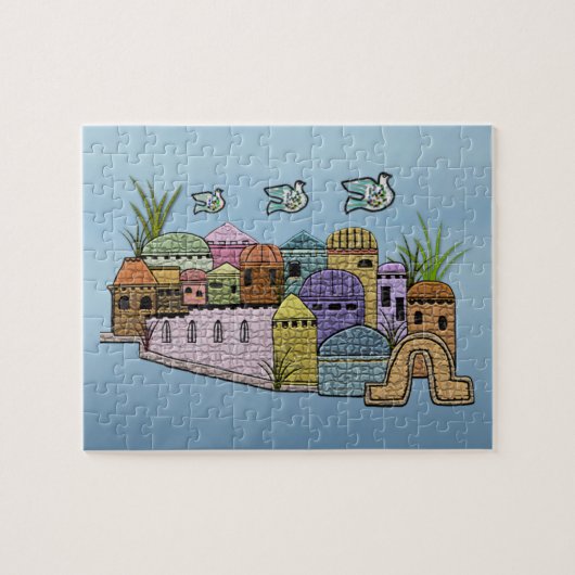 Frieden über Jerusalem Puzzle (Horizontal)