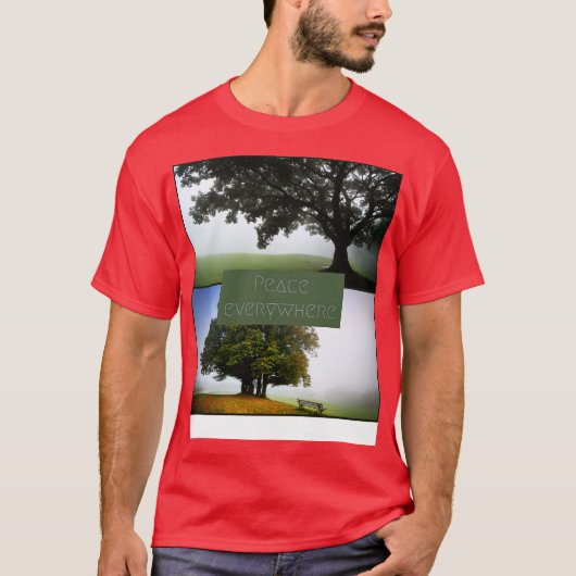 Frieden überall T-Shirt (Vorderseite)