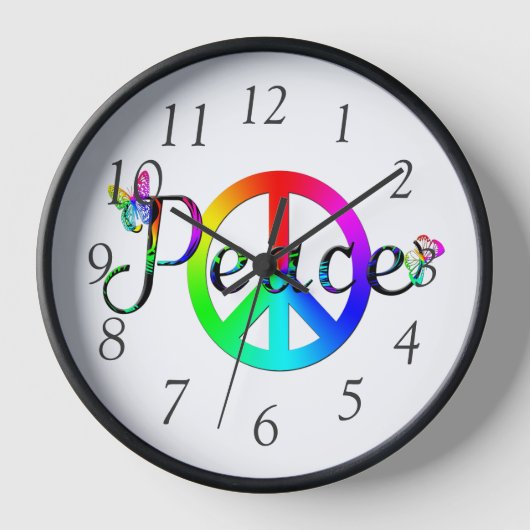 Frieden Uhr (Vorderseite)