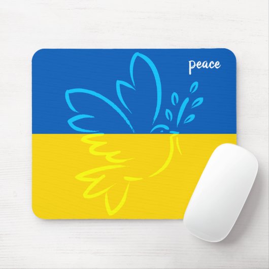 Frieden - Ukraine Mousepad (Mit Mouse)