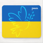 Frieden - Ukraine Mousepad (Vorne)