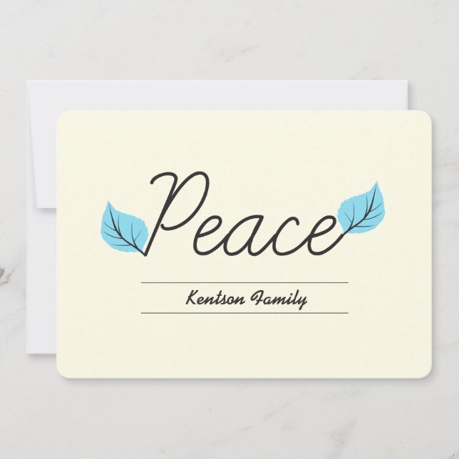 Frieden und Blätter (Vorderseite)