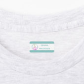 Frieden und Blume Boho Hippie Bekleidungsmarke Etiketten (Befestigt)