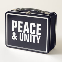 FRIEDEN UND EINHEITLICHES Metalldose