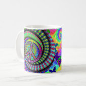 Frieden und Flutterby Kaffeetasse (Vorderseite Links)