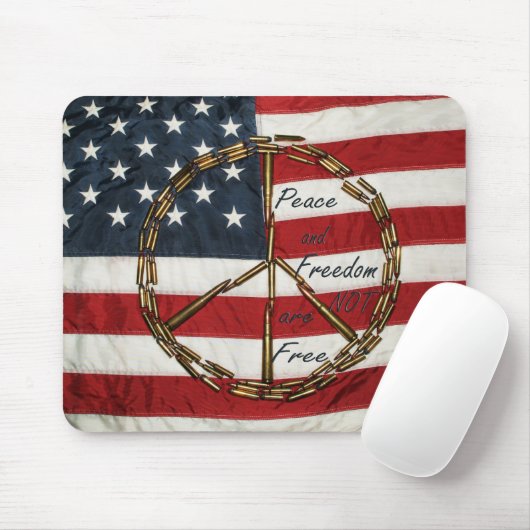 Frieden und freedon sind nicht frei mousepad (Mit Mouse)