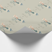 Frieden und Freude Butterfly Geschenkpapier (Ecke)