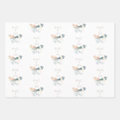 Frieden und Freude Butterfly Geschenkpapier Set (Vorderseite)