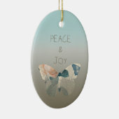 Frieden und Freude Butterfly Keramik Ornament (Rechts)