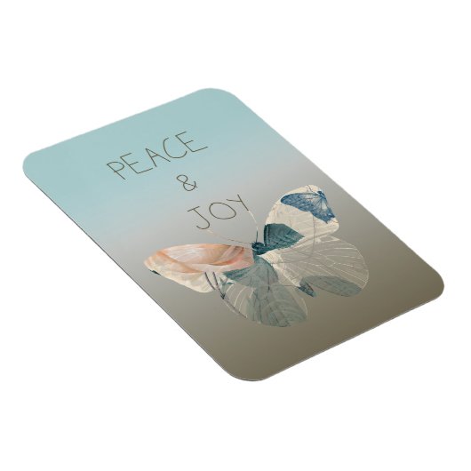 Frieden und Freude Butterfly Magnet (Rechte Seite)