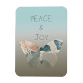 Frieden und Freude Butterfly Magnet (Vertikal)