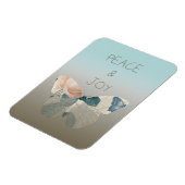 Frieden und Freude Butterfly Magnet (Linke Seite)