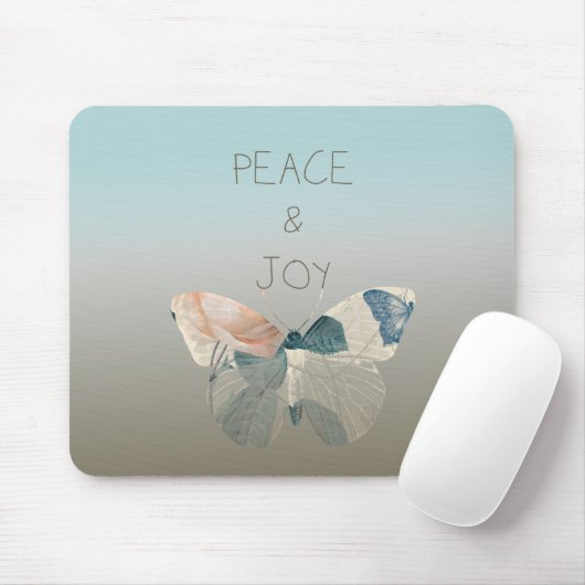 Frieden und Freude Butterfly Mousepad (Mit Mouse)