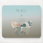 Frieden und Freude Butterfly Mousepad (Vorne)