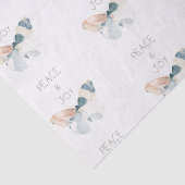 Frieden und Freude Butterfly Seidenpapier (Detail)