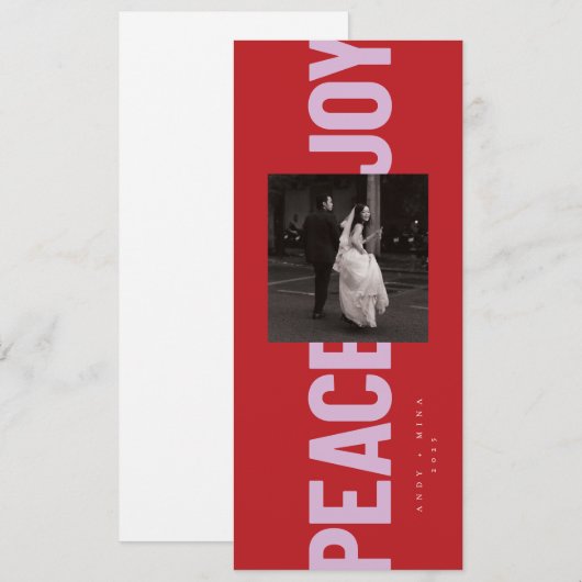 Frieden und Freude Einladung (Vorne/Hinten)