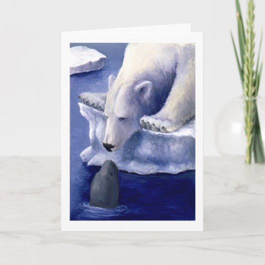 Frieden und Freude Feiertagskarte (Vorderseite)