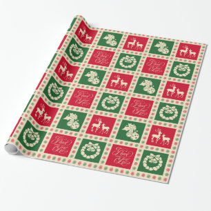 Frieden und Freude Geschenkpapier