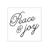 Frieden und Freude Gummistempel (Prägung)