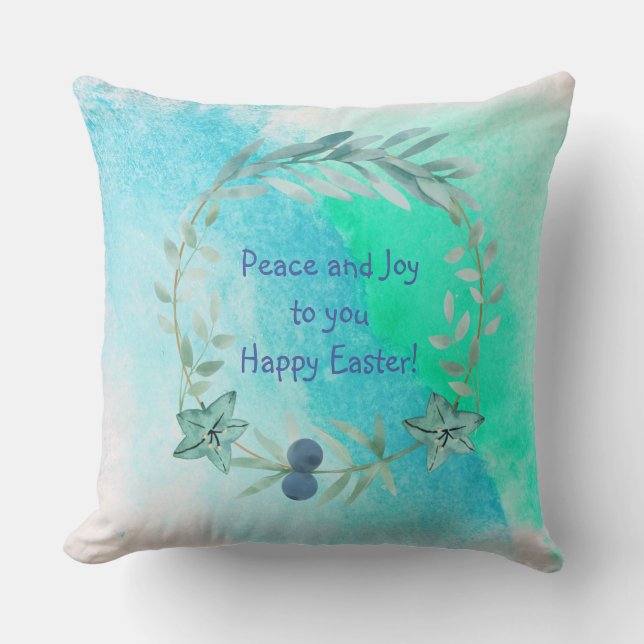 FRIEDEN UND FREUDE KISSEN (Vorderseite)