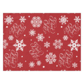 Frieden und Freude Tischdecke (Vorderseite (Horizontal))