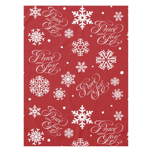 Frieden und Freude Tischdecke (Vorderseite)