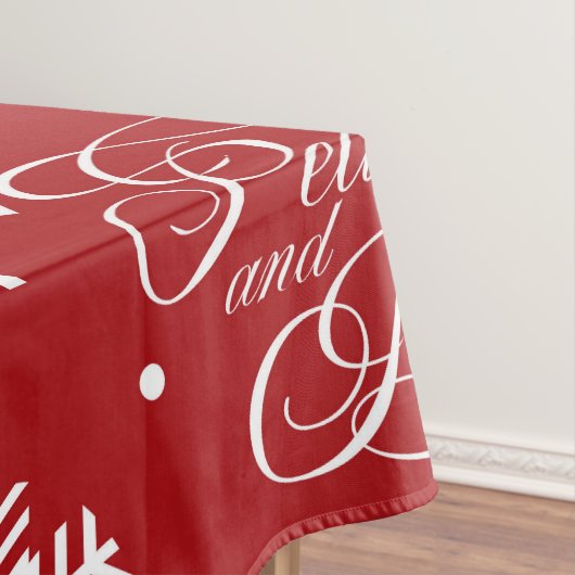 Frieden und Freude Tischdecke (Beispiel)