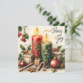 Frieden und Freude Weihnachten (Stehend Vorderseite)