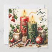 Frieden und Freude Weihnachten (Vorderseite)