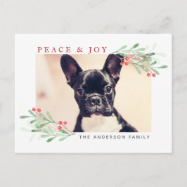 Frieden und Freude Weihnachten PostCard Postkarte