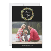 Frieden und Freude - Weihnachts-Fotokarte