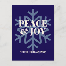 Frieden und Freude zur Festtags-Typografie