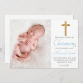 Frieden und freudige Taufe Einladung (Vorne/Hinten)