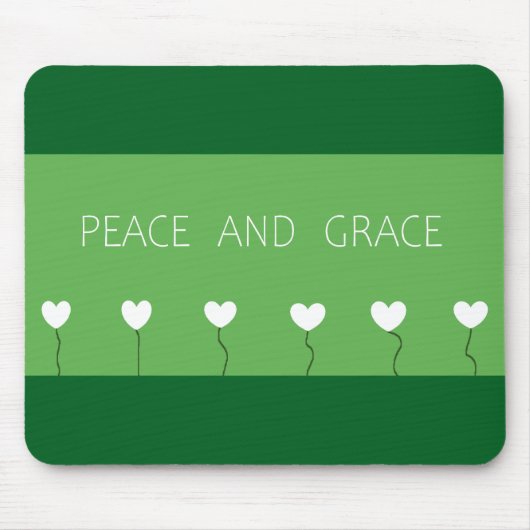 Frieden und Grace Mousepad (Vorne)