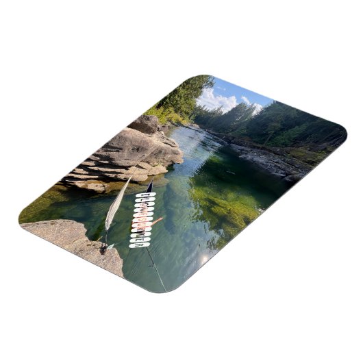 Frieden und Hängematten Magnet (Linke Seite)