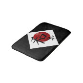 Frieden und Harmonie im Kanji Badematte (Schrägansicht)