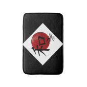 Frieden und Harmonie im Kanji Badematte (Vorderseite Vertikal)