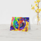 Frieden und Harmonie_ Karte (Gelbe Blume)