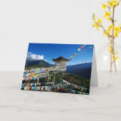 Frieden und Harmonie Karte (Gelbe Blume)