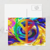 Frieden und Harmonie_ Postkarte (Vorne/Hinten)