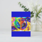 Frieden und Harmonie_ Postkarte (Stehend Vorderseite)