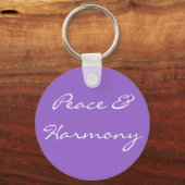 Frieden und Harmonie Schlüsselanhänger (Vorderseite)