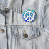 Frieden und Herzen. Button (Beispiel)
