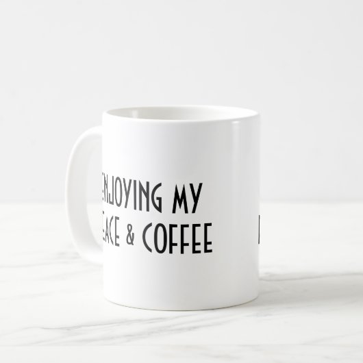 FRIEDEN UND KAFFEE KAFFEETASSE (Vorderseite Links)