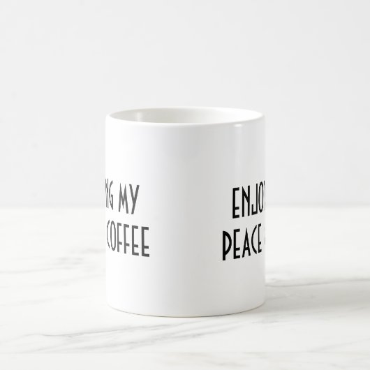 FRIEDEN UND KAFFEE KAFFEETASSE (Mittel)